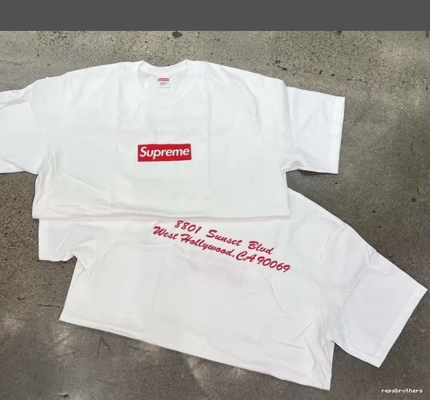 S L Box Logo Bogo XL Edition M Los Limited Angeles Opening LA White 23SS 0621